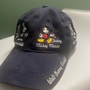 Disney Navy Cap with Mickey Mouse Embroidery